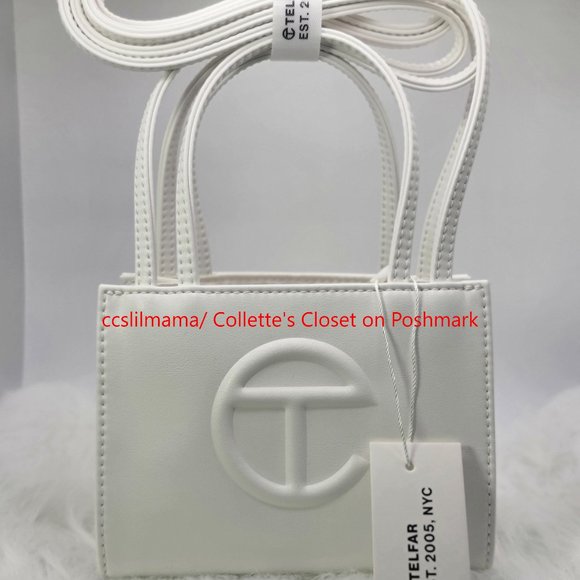Telfar Handbags - Telfar Small White Shopping Bag